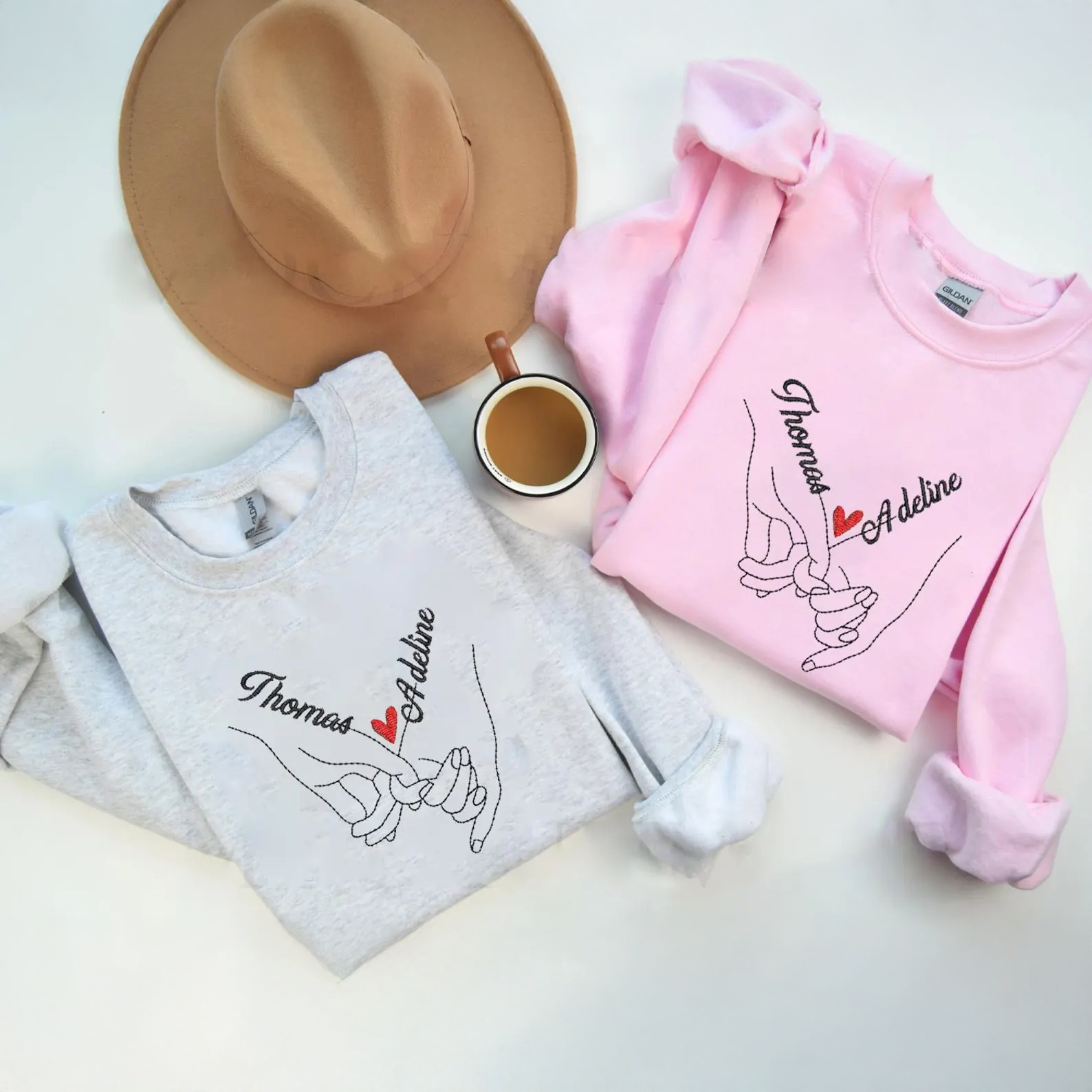 Love Sweatshirt, Heart Sweatshirt, Couple Sweatshirt, Valentines Day Gift Sweatshirt